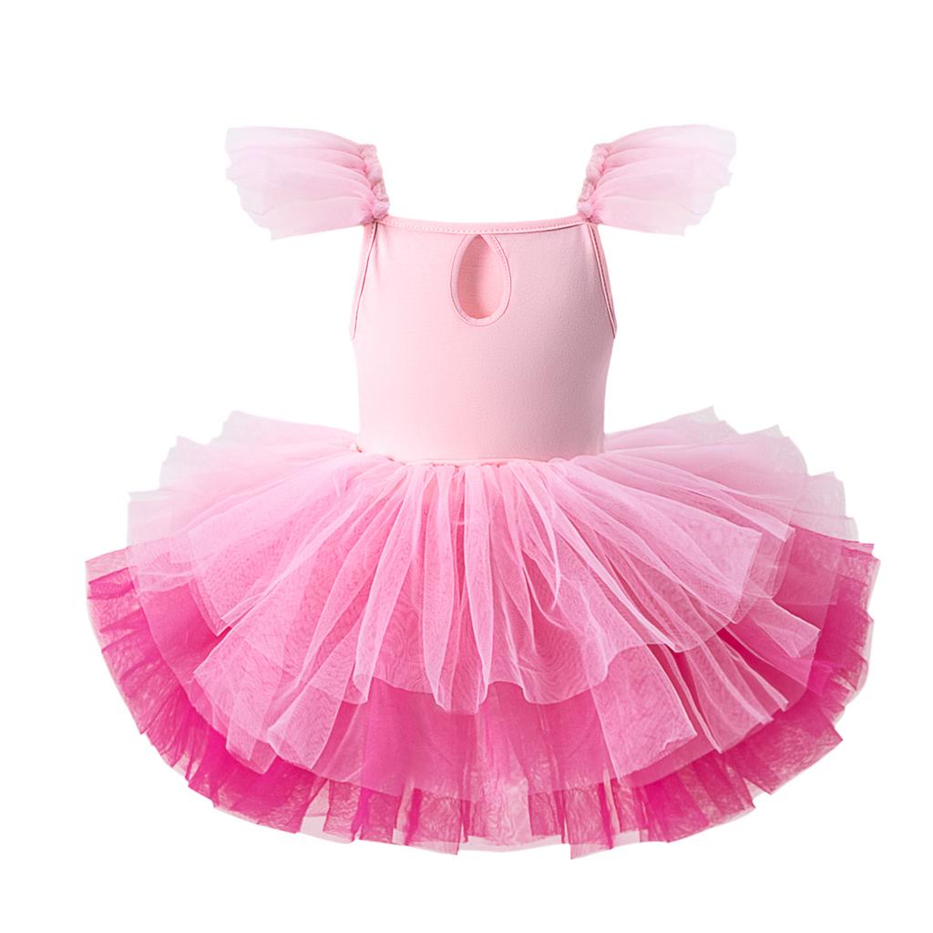 New Girl Ballet TuTu Dress 2-8 Ys Fashion Professional Kids Dancing Party Dress Performance Costume Princess Wedding Dress
