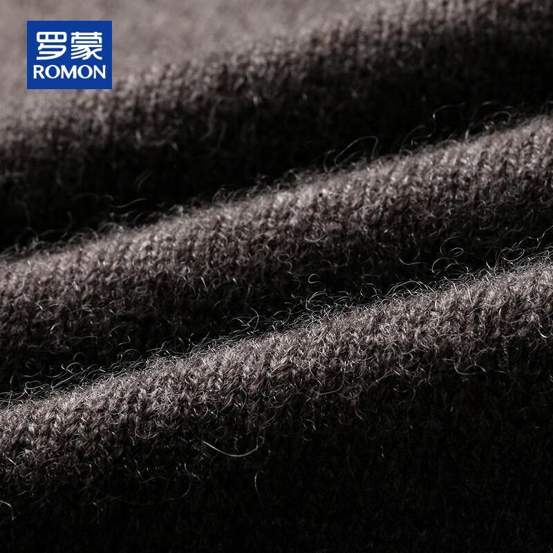 ROMON Men's 100% Pure Cashmere Zipper Cardigan