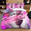 Anime 3D-Dragon-Ball Pattern Bedding Set Pillowcases 2/3pcs Duvet Cover Kids Teen Bedroom All Season Decorative Bed Set