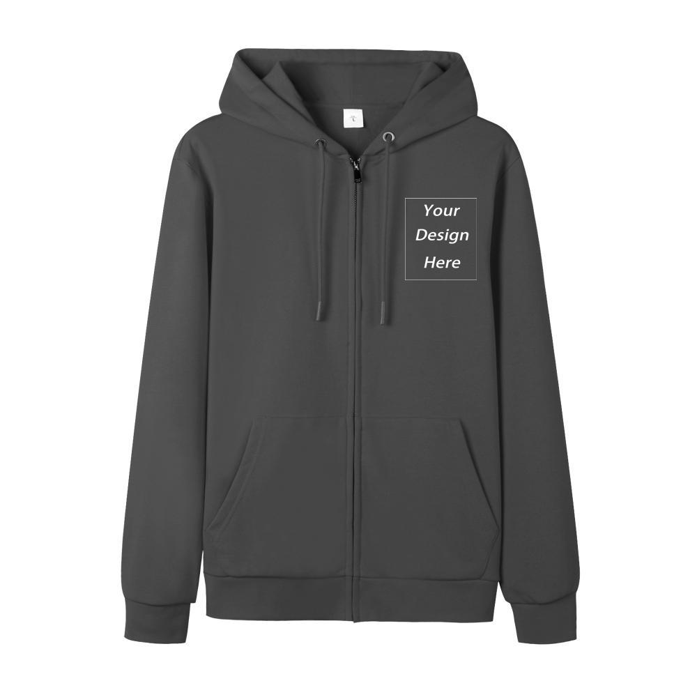 430 GSM Gefütterter Hoodie Maßgeschneiderter Cardigan Reißverschluss Hoodie