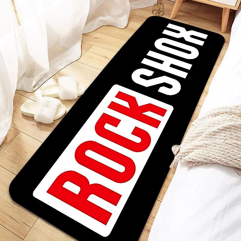 Rock Shox Mountain Bike Door Mat Entrance Non-slip Washable Kitchen Carpet Living Room Hallway Rugs Bathroom Bath Door Mats