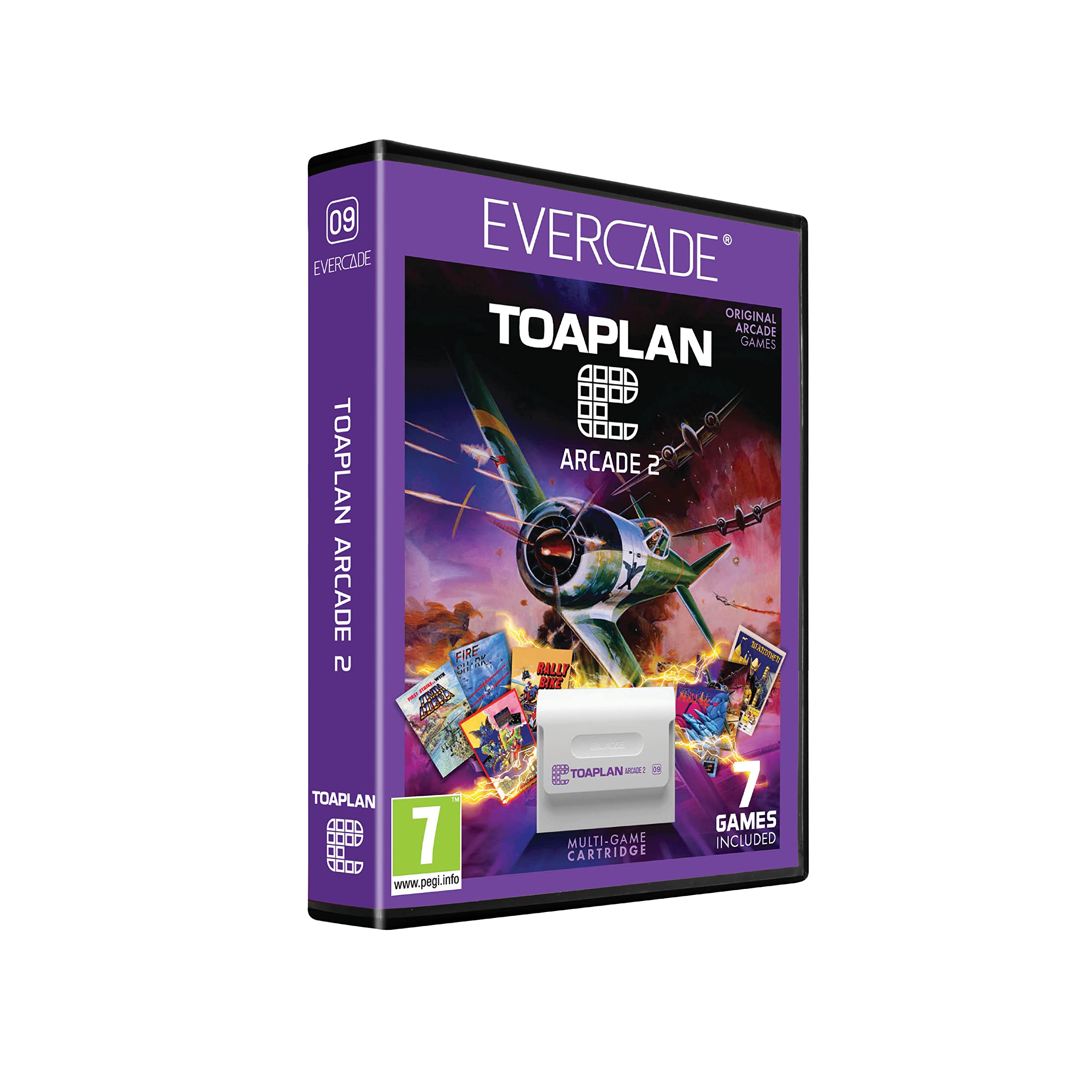 Toaplan Arcade 2 - Физический картридж Evercade (7 Классических Аркадных Игр) фиолетовый