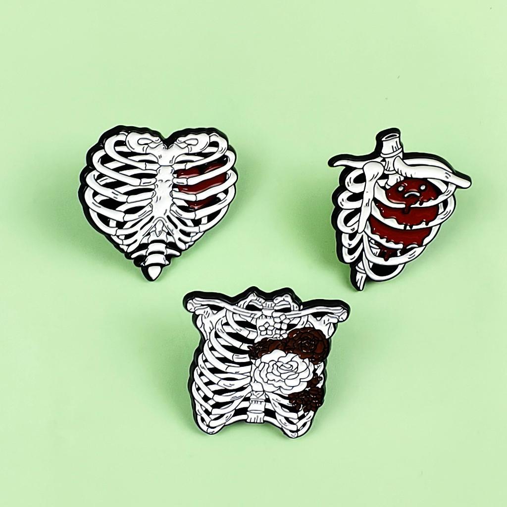 Skull Brooch Premium Sense Bag Apparel Accessories