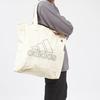 Adidas Large Logo Sports Minimalist Canvas Tote Shopping Bag Unisex Tote Bag Off-White GN8872