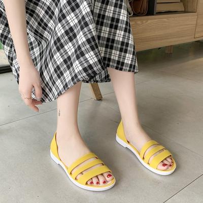 Summer Shoes Women Casual Slip-on Flat Sandals Fashion Comfortable Beach Shoes