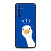 Phone Case For Realme 12 11 10 9 8 5G 7 6 GT5 GT3 GT2 Pro Plus C21 C11 C25 C35 For Realme GT Neo 2 3 3T 5 Cover Duck Art