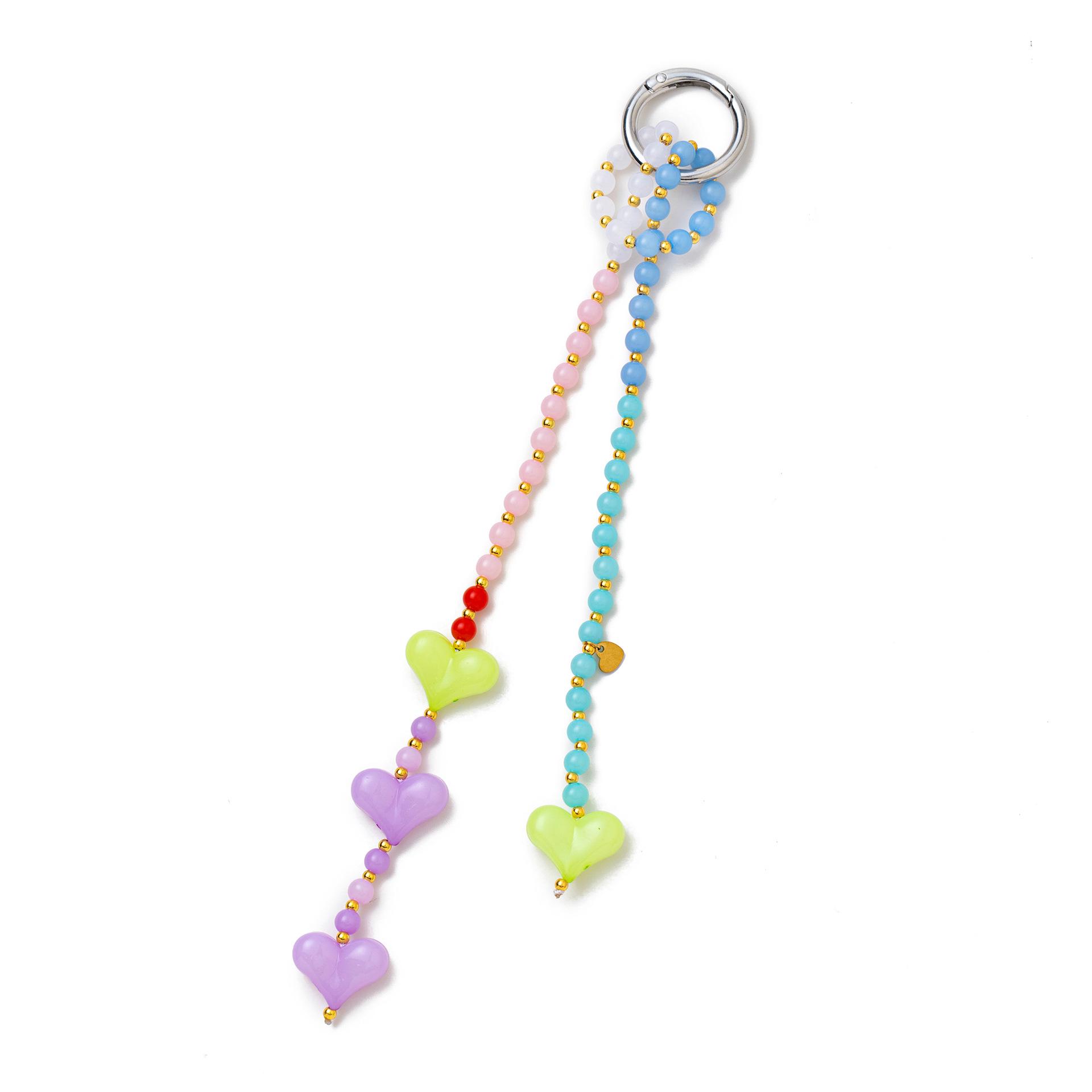 Simple Cute DIY Smiley Face Heart Pendant for Accessories and Phone Cases