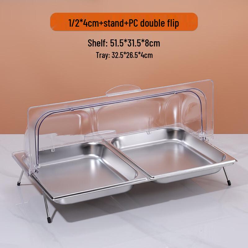 Transparent Flip-Top Ingredient Box