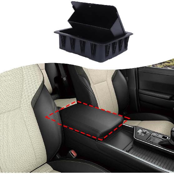 for Lexus GX550 Armrest Hidden Storage Box GX 550 Center Console Organizer, Armrest Hidden Box Secret Organizer Compartment Compatible with 2024 2025