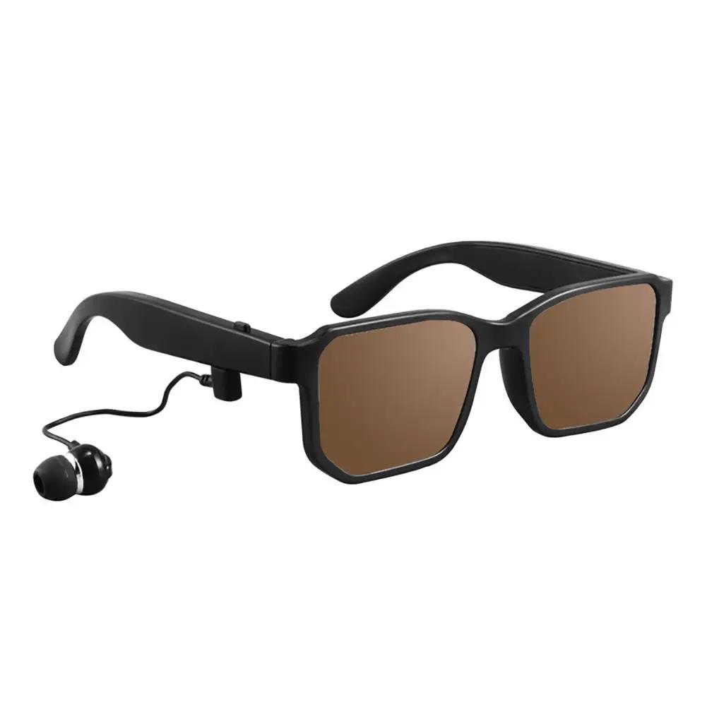 Smart Glasses Headset Wireless 5.1 Bluetooth Sunglasses Outdoor Sport Earphone Calling Music Anti-Blue Eyeglasses Headphones