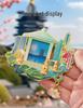 Hangzhou City Metal Refrigerator Magnet - Custom Cultural and Creative Design