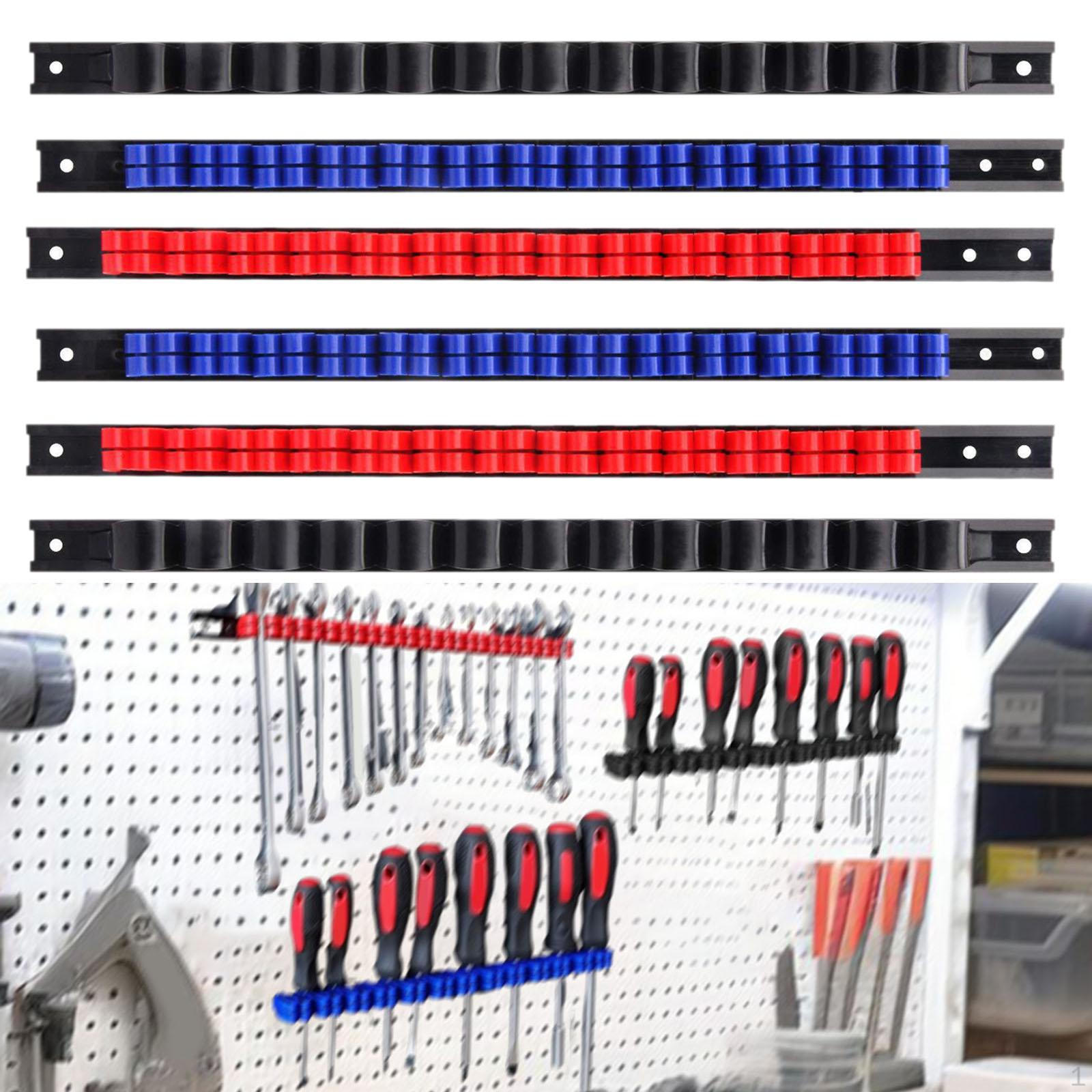 

Стійка для викладення інструментів, Тримач для інструментів, Обладнання для майстерні, Організація дому 6 Pieces
