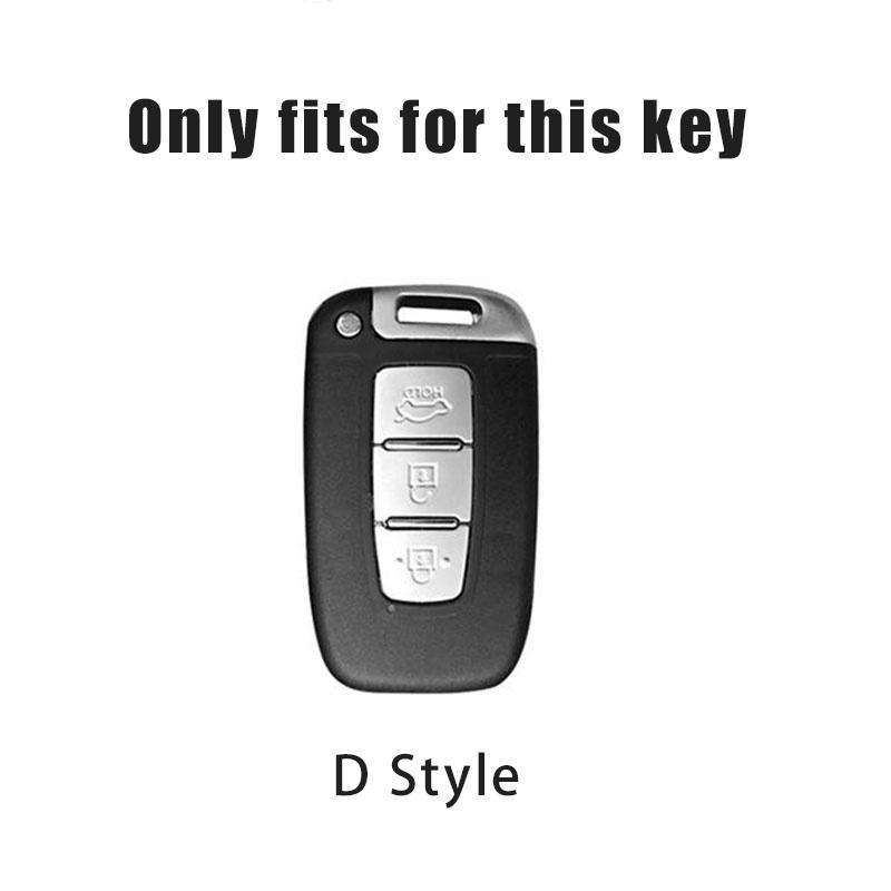 2026 Heißer Autoaufkleber Hochwertige Leder Auto Schlüsselhülle Schutzhülle Halter Schutz Schlüssellose Hülle Zubehör Für KIA RIO F