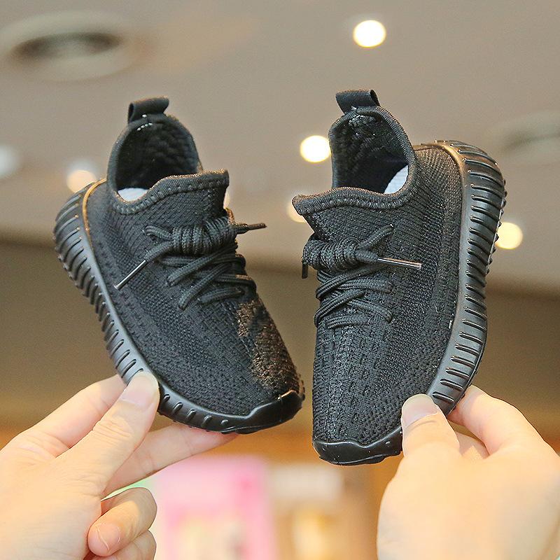 Children's Coconut Shoes Spring and Autumn Boys' Sports Shoes Breathable Mesh Shoes Fly Woven Girls' Casual Shoes Soft Sole Baby Shoes