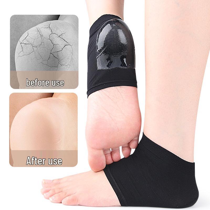 Silicone Anti-Crack Heel Protector Socks for Men and Women