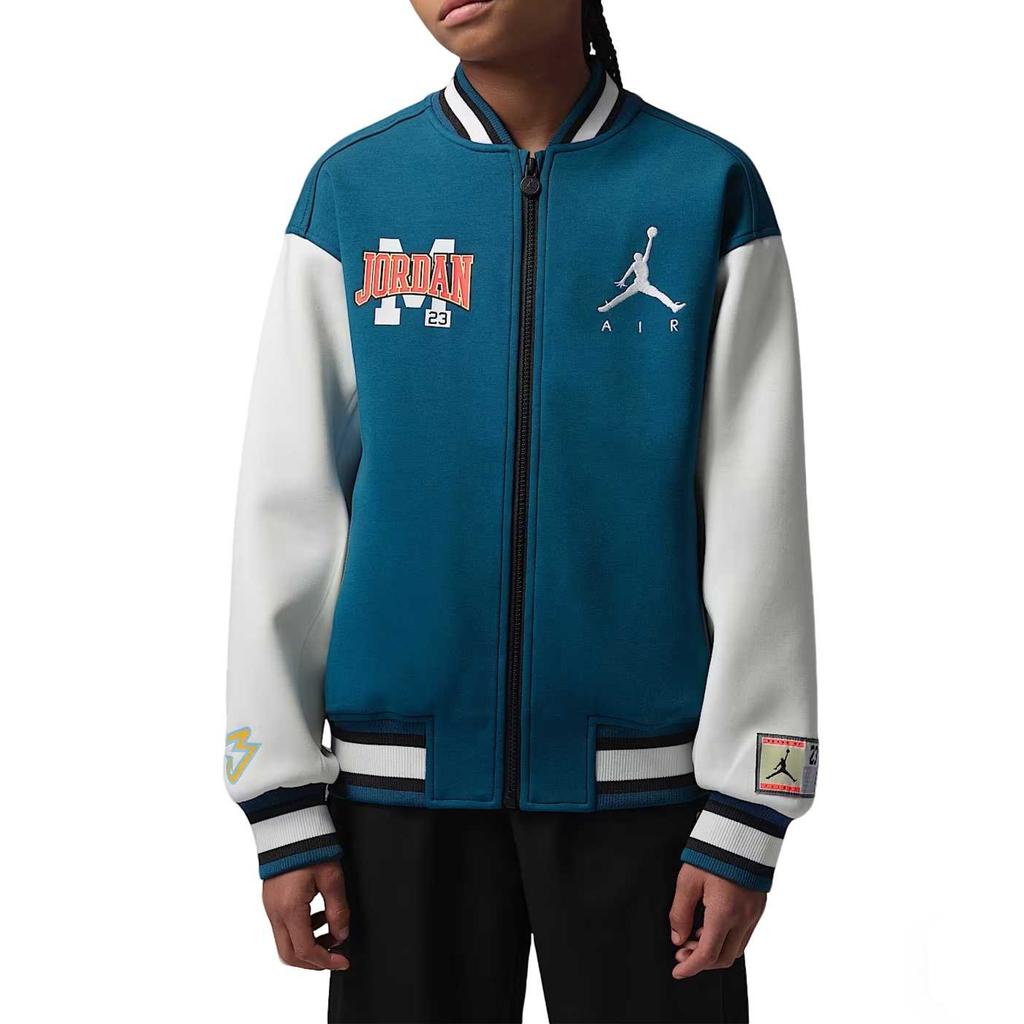 Jordan Patch Dynasty Classic Drop Shoulder Knit Kids Jackets IU5292-301