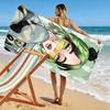 Billie Eilish Print Strandtuch, Großes Weiches Schnelltrocknendes Handtuch für Strand Camping Schwimmen