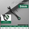 Industrial Ratchet Combination Wrench 72T Two-Way Labor Saving Repair Spanner Lightweight Hand Tool for Household Daily Maintenance