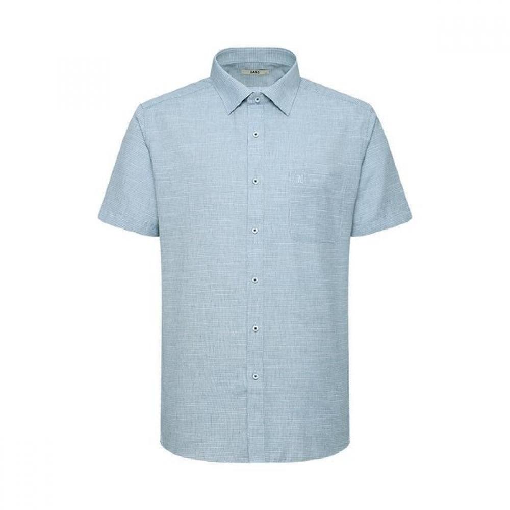 

DakS Men S Micro Pattern Regular Fit Short Sleeve Shirt dmS3ShdS121e1 painted/095