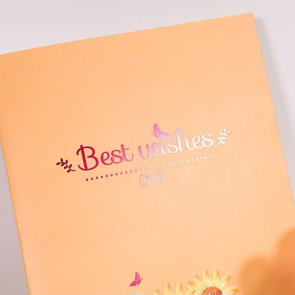 Artistic Pop Up Greeting Cards 3D Blessing Flower Cards Paper Thank You Card All Occasions