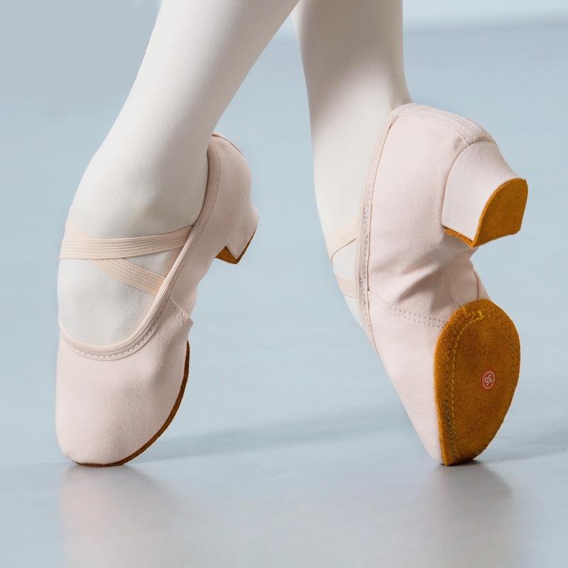 

Модные балетные туфли для танцев женские учительские сценические тренировочные туфли мягкая подошва тапочки для девочек джазовые танцевальные туфли 34