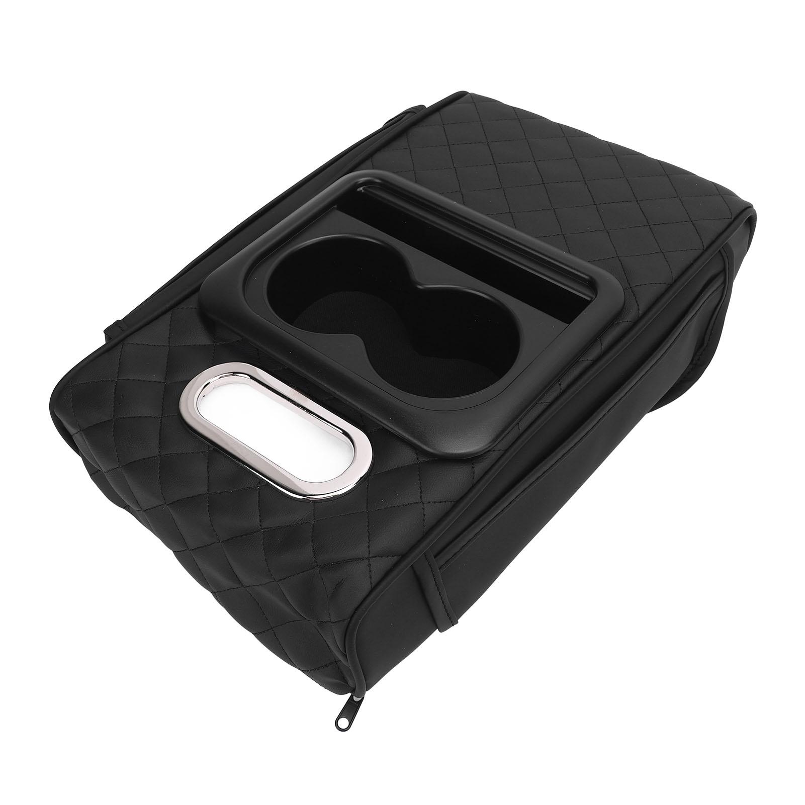 

Подушка подлокотника центральной консоли автомобиля, пена с памятью, автоматический бокс-подлокотник с подстаканником, коробка для салфеток для внедорожников, грузовиков и легковых автомобилей