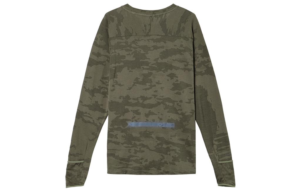 Nike T Shirts Men's Medium Olive Crew Neck Moderate Straight Fit FB8539-222