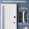 Tür-Fenster-Alarm Magnetischer Sensor 108dB Einbruchalarm Tür-Fenster-Eintrittsalarm mit Fernbedienung Diebstahlschutz Eindringlingsalarm