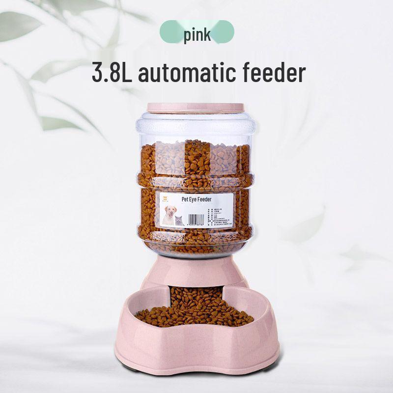 Large Capacity Automatic Pet Feeder and Water Dispenser for Dogs and Cats