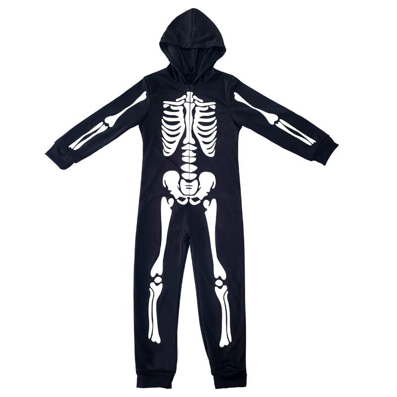 Kids Luminous Skeleton Cosplay Jumpsuit