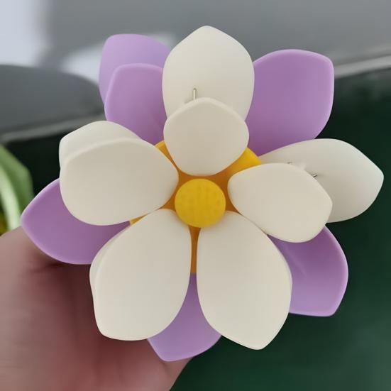 10Pcs/Set Sealing Clamp Easily Open Close Magnetic Absorption Double-Layer Flower Shape Food Bag Sealing Clips