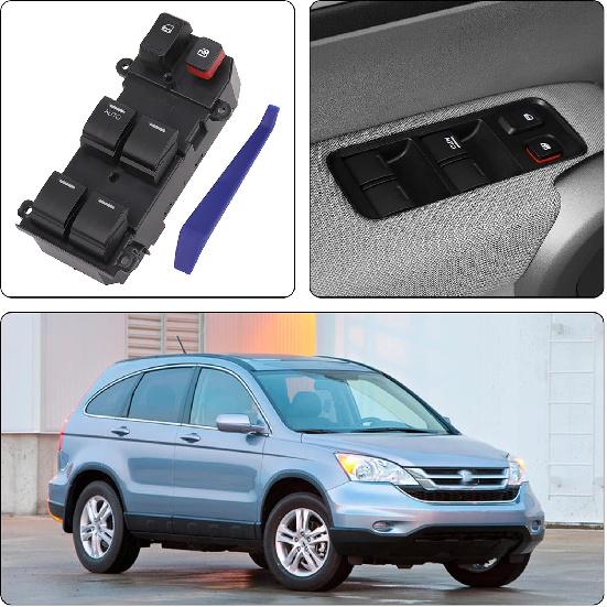 Obaee Master Window Switch Power Control Button Front Left Driver Side Compatible With 2007 2008 2009 2010 2011 Honda CR-V Replacement OEM