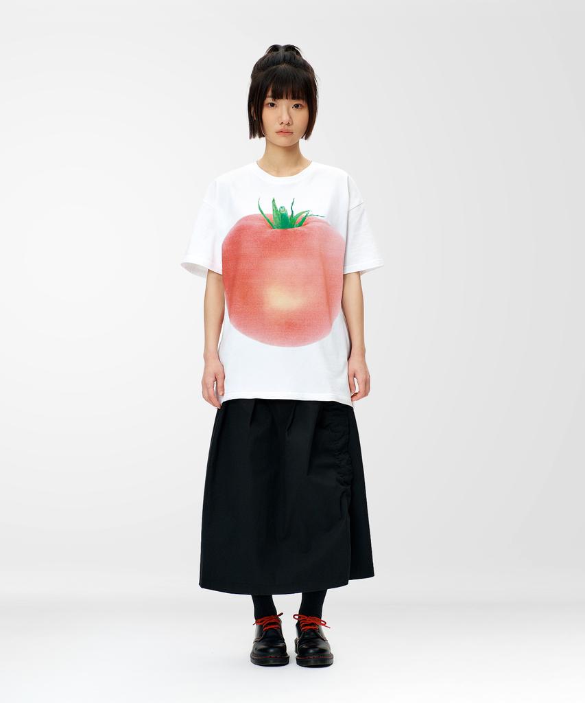 LAUGHER Tomato T-Shirt - White