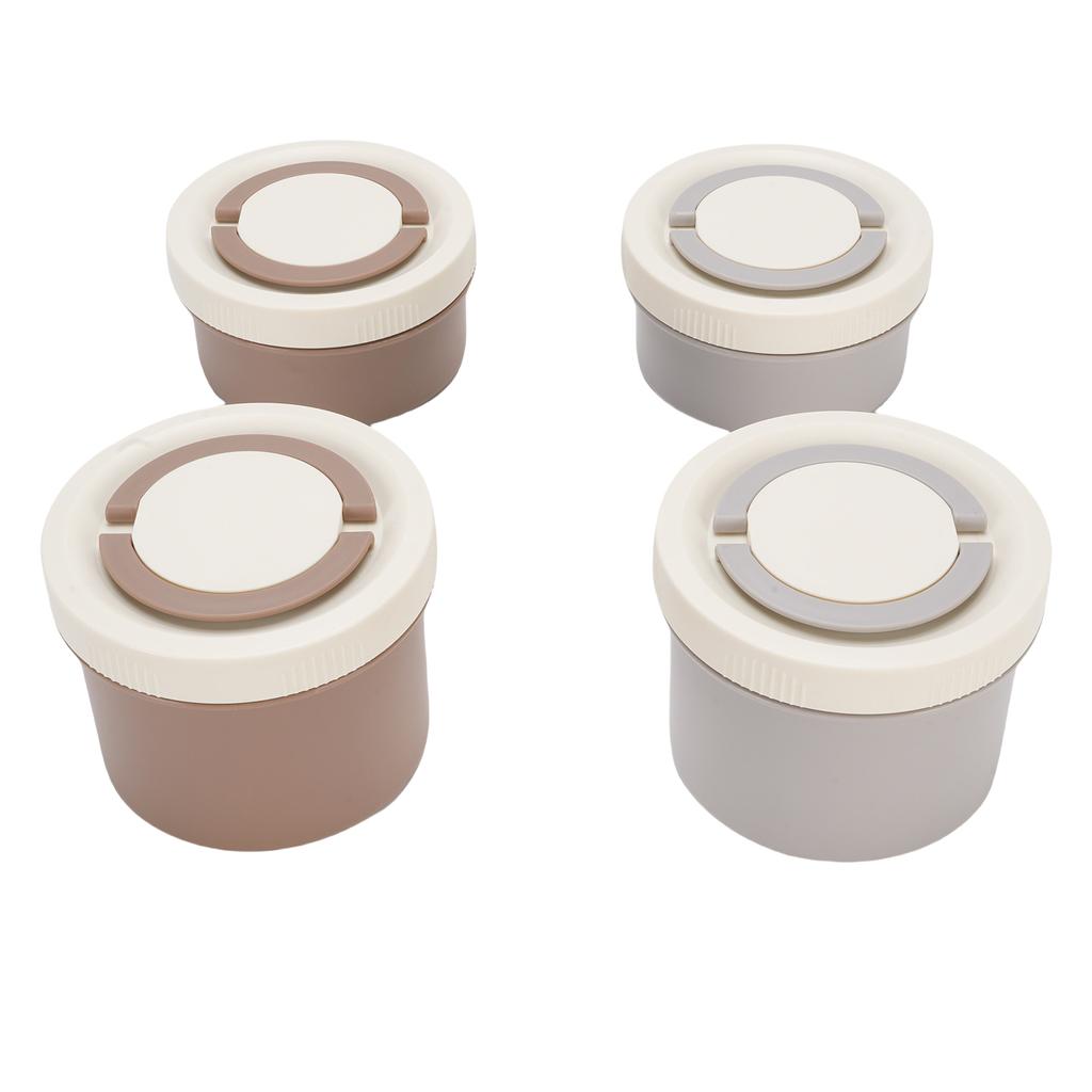 Lunch Container 2x400ml 2x600ml Microwave Safe Leak Proof Stainless Steel Lunch Box with Insulated Bag for Rice