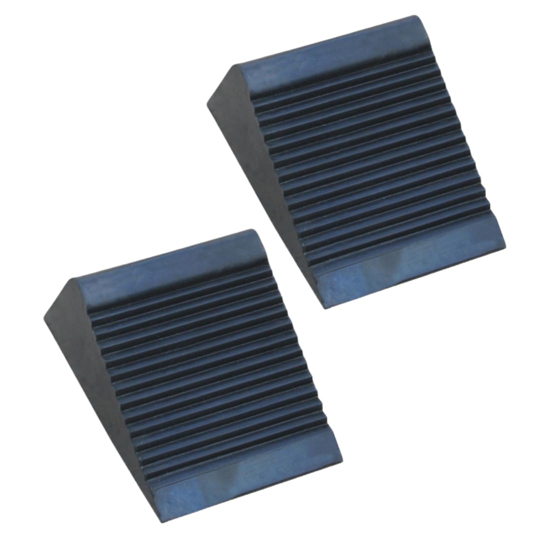 

store88 Car Stop Just Place Wheel Chock Tire Chock Wheel Chock Stopper Tire Change Parking Rubber Set of 2
