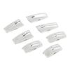 7pcs Window Lift Button Trim Sticker ABS Chrome Silver Replacement for Mercedes Benz A B C E CLA
