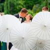 60cm Wedding Paper Umbrellas Chinese Wood Handle White DIY Photography Props for Party Decor Japanese Oiled Paper Umbrella 1-10P