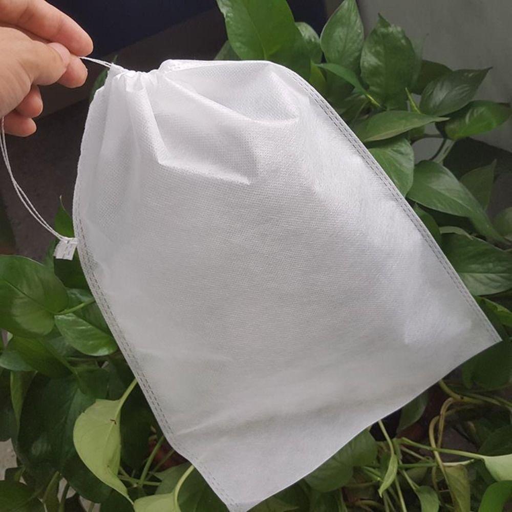 50Pcs Fabric Planting Pocket Fruit Protection Bags Garden Greenhouse Supplies Anti-bird Insect Barrier Pouch Nylon Mesh Bags