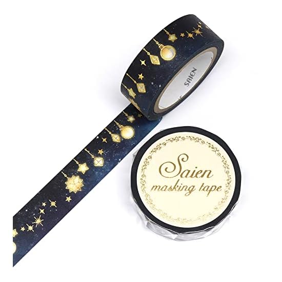 Kamiiso Sansho Japanese Washi Masking Tape *Made in Japan* 15mm x 7m Illumination SAIEN UR-3043