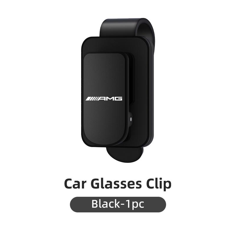 

GLC GLB Car Sun Visor Sunglasses ABS Clip Glasses Holder Eyeglasses Card Ticket Holder Car Accessories For Mercedes Benz AMG W2