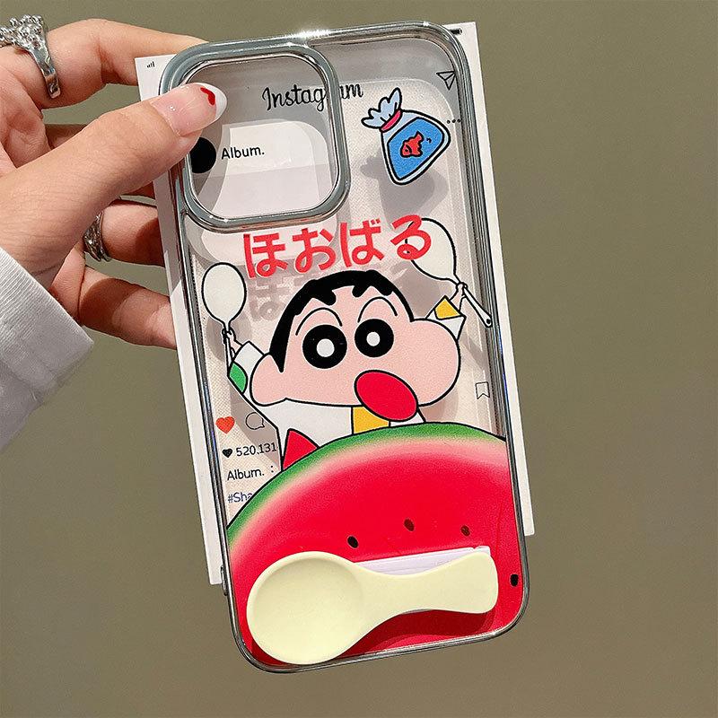 

Cartoon Xiaoxin Mobile Phone Stand Table Suitable for Apple 16promax Mobile Phone Case IPhone 15 Protective Case 14 Apple 12PROMAX