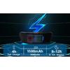 Display LED per Casco, Luce Posteriore per Casco da Moto Luce di Avvertimento per Casco Accessori Moto