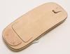 Hasegawa Geta Made in Japan Men's Leather-Soled Sandals, (White Straps/L)