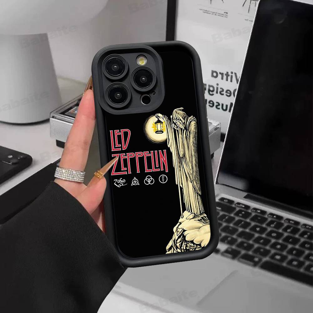 

Rock Band L-Led Zeppelin Phone Case For IPhone 17 16 15 14 Plus 13 12 11 Pro Max Silicone Cover iPhone 16