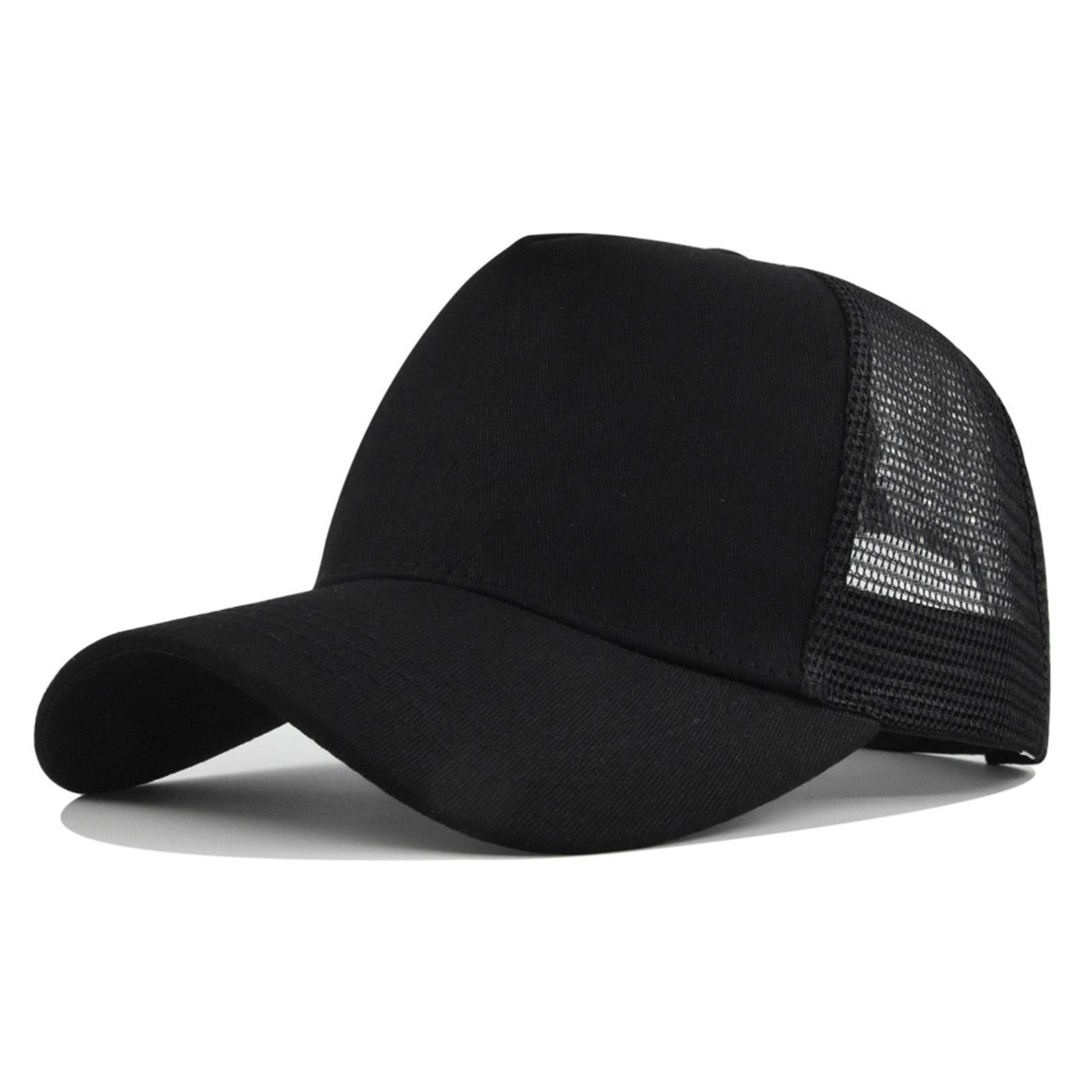 Unisex Cap Casual Plain Mesh Baseball Cap Adjustable Snapback Hats For Women Men Baseball Cap Trucker Cap Streetwear Dad Hat
