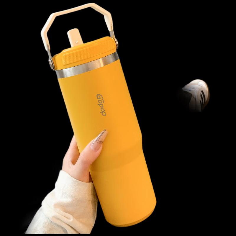 Bärbar isolerad termosmugg i 304 rostfritt stål