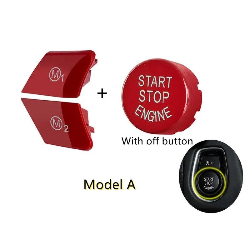 Volan mașină Buton M1 M2 și Buton de pornire a motorului pentru BMW M3 M4 M5 M6 X5M X6M F10 F15 F16 F30 F34 F36 M Sport