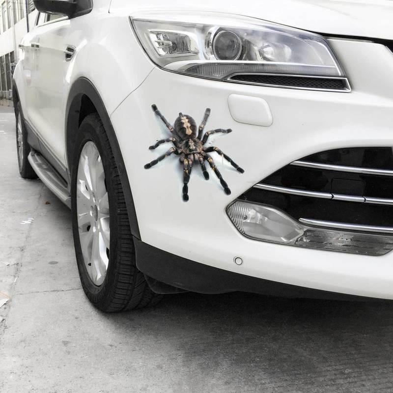 3D Animal Car Stickers Spider Gecko Realistic Decoration Decals Universal Motorcycle Automobile Body Home Wall