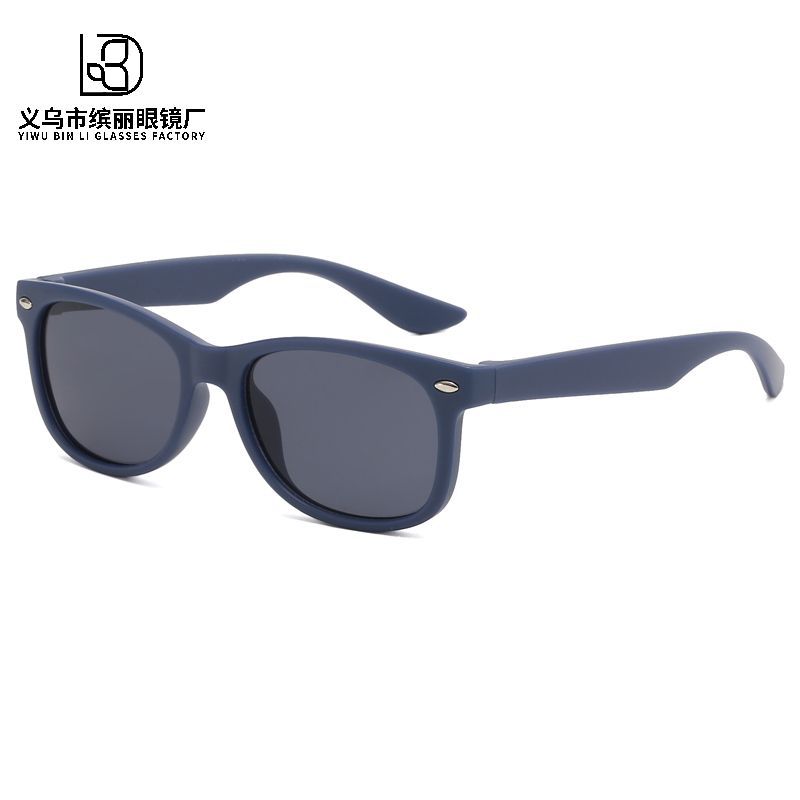 

Винтажные детские декоративные очки Macaron Square, модные детские солнцезащитные очки, солнцезащитные очки с защитой от ультрафиолета as shown темно-синий