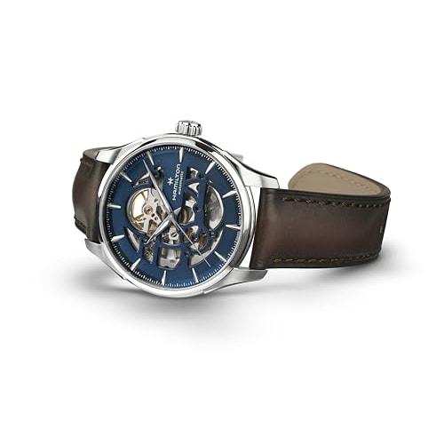 Hamilton Jazzmaster Skeleton Automatic Watch H42535541 Unisex [Official Import] with Official Warranty